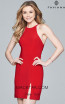 Faviana 8053 Red Front Prom Dress
