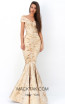 Tarik Ediz 93811 Gold Front Dress