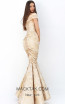Tarik Ediz 93811 Gold Back Dress