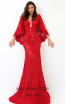 Tarik Ediz 93925 Red Front Dress