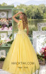 Tarik Ediz 93927 Yellow Back Dress