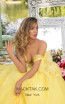 Tarik Ediz 93927 Yellow Front Dress