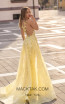 Tarik Ediz 93930 Yellow Back Dress