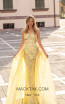 Tarik Ediz 93930 Yellow Front Dress