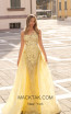 Tarik Ediz 93930 Yellow Front Dress