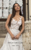 Tarik Ediz 93930 Ivory Front Dress