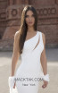 Tarik Ediz 93951 Ivory Front Dress