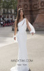 Tarik Ediz 93951 Ivory Front Dress