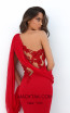 Tarik Ediz 93951 Red Back Dress