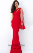 Tarik Ediz 93951 Red Front Dress