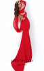 Tarik Ediz 93951 Red Back Dress