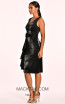 Édelie Black Side Dress
