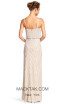 Adrianna Papell AP1E200215 Silver Nude Back Dress