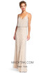 Adrianna Papell AP1E200215 Silver Nude Front Dress