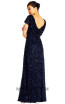 Adrianna Papell AP1E202166 Navy Back Dress