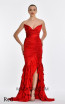 Agnès Red Long Dress