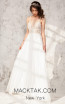 Aida Lorena Anisia White Evening Dress