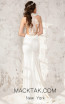 Aida Lorena Athena White Back Evening Dress