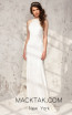 Aida Lorena Athena White Front Evening Dress