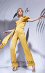 Alchera Y0607 Banana Yellow Front Dress