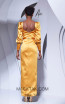 Alchera Y0632 Mustard Back Dress
