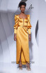 Alchera Y0632 Mustard Front Dress