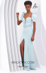 Alchera Y0634 Parliament Blue Front Dress