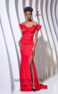 Alchera Y0658 Red Front Dress