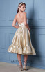 Alda Ciceu NRP SS20-16 Ivory Gold Back Dress