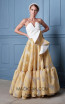 Alda Ciceu NRP SS20-36 Yellow White Front Dress