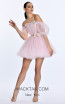Alfa Beta 5551 Pink Front Dress