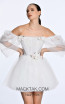 Alfa Beta 5551 White Detail Dress