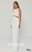 Alfa Beta 6168 White Long Dress