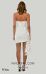Alfa Beta 6219 White Back Dress