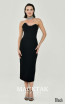 Alfa Beta 6252 Black Front Dress