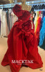 Alfa Beta 8066 Red Front Dress