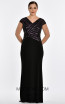 Alfa Beta B4126 Black Damson Front Dress