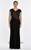 Alfa Beta B4126 Black Damson Front Dress