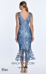 Alfa Beta B4515 Blue Back Dress