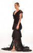 Alfa Beta B4625 Black Long Dress