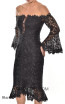 Alfa Beta B4721 Black Detail Dress
