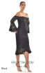 Alfa Beta B4721 Black Lace Dress