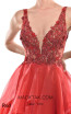 Alfa Beta B4741 Red Detail Dress