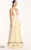Alfa Beta B4801 Bone Chiffon Dress