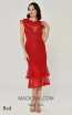 Alfa Beta B4913 Red Dress