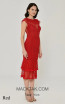 Alfa Beta B4913 Red Side Dress