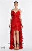 Alfa Beta B5011 Red Front Dress