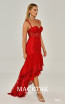 Alfa Beta B5039 Red Lace Dress