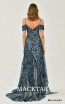 Alfa Beta B5145 Blue Leopard Back Dress