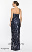 Alfa Beta B5160 Navy Blue Back Dress